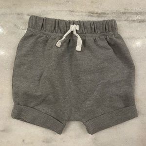 Cat & Jack Baby Shorts Gray Pull-On Knit 3-6m